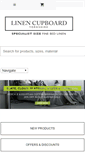 Mobile Screenshot of linencupboard.co.uk