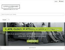 Tablet Screenshot of linencupboard.co.uk